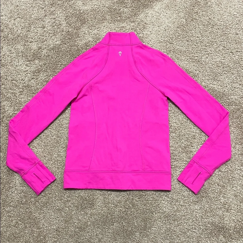 Ivivva by Lululemon Kids Girls 8 Perfect Your Practice Jacket Zip Pink